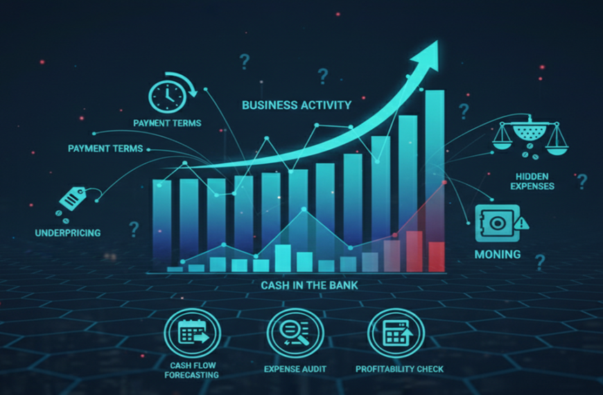 למה יש לך עבודה אבל אין כסף בחשבון? האמת שמאחורי הפרדוקס העסקי