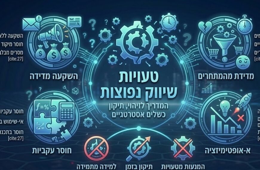 טעויות שיווק נפוצות