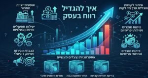 איך להגדיל רווח בעסק
