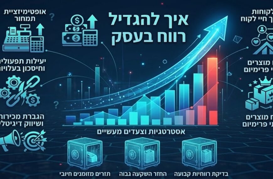 איך להגדיל רווח בעסק