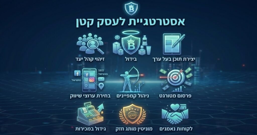 אסטרטגיית שיווק לעסק קטן