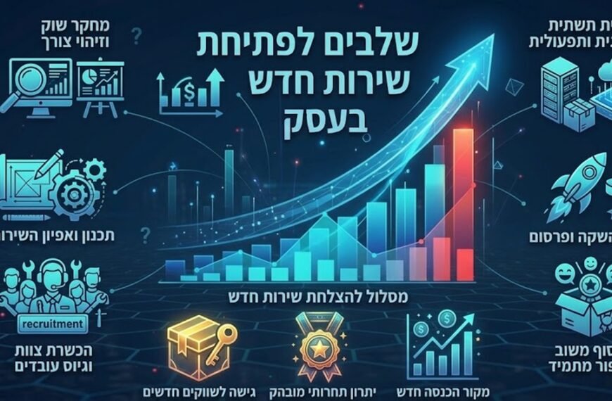 פתיחת שירות חדש בעסק