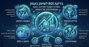 החזר השקעה (ROI) בשיווק דיגיטלי