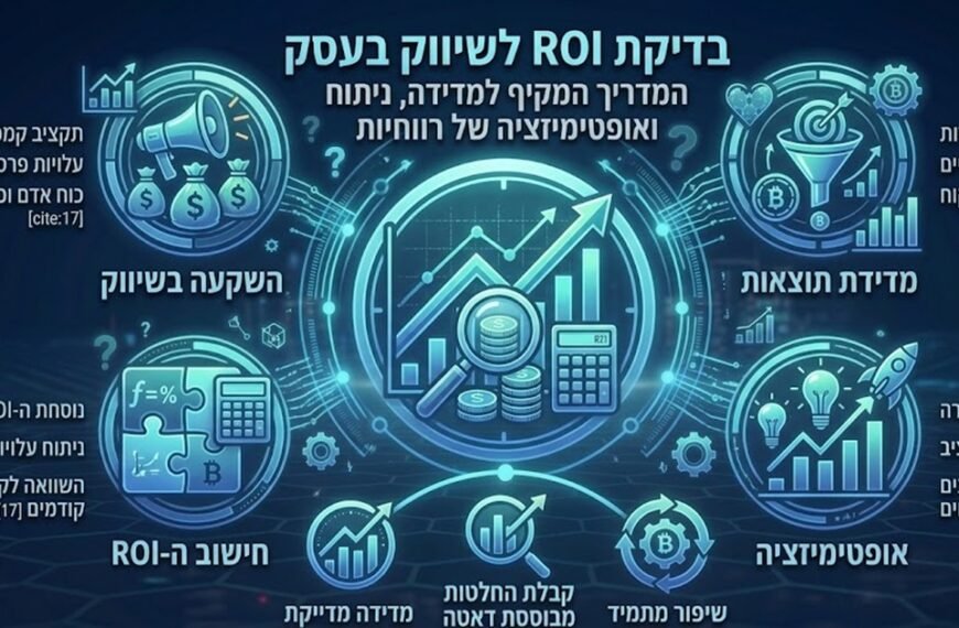 החזר השקעה (ROI) בשיווק דיגיטלי